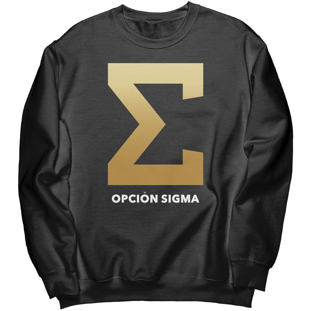 Opción Sigma Black - Unisex Sweatshirt